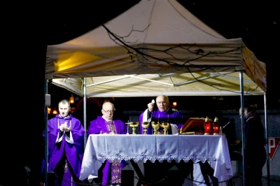 Dzień Zaduszny - nabożeństwo na starym cmentarzu w Wejherowo