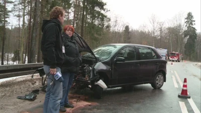 Wypadek na trasie Wejherowo – Szemud