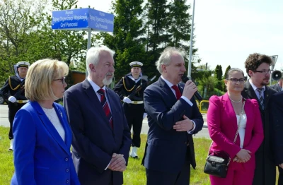 Rondo Tajnej Organizacji Wojskowej Gryf Pomorski – uroczyste otwarcie – fot. Leszek Spigarski