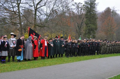 Biało-czerwona parada niepodległościowa w Wejherowie