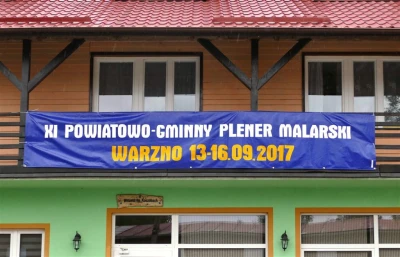 XI Powiatowo-Gminny Plener Malarski „Koloryt Kaszub” - Warzno 2017. Fot. Leszek Spigarski