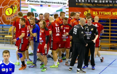 Tytani Wejherowo kontra Wybrzeże Gdańsk (35 : 30) - fot. Leszek Spigarski.