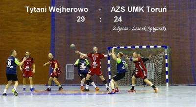 Tytani vs AZS UMK Toruń 29:24, 4.11.2017, fot. Leszek Spigarski