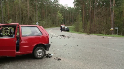 Wypadek na skrzyżowaniu - Wielka Piaśnica