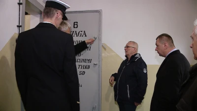 Otwarcie schronu w Muzeum Techniki Wojskowej 'Gryf' w Dąbrówce