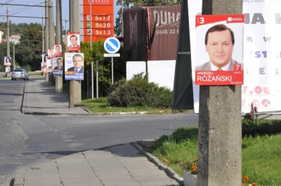 Plakaty wyborcze zasypały trójmiasto