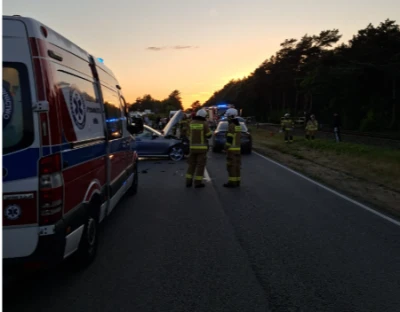 Wypadek na trasie nad morze. Są osoby poszkodowane