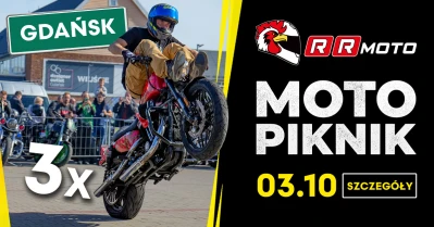Motopiknik RRmoto w Gdańsku 03.10 – odwiedź największy sklep motocyklowy na Pomorzu!