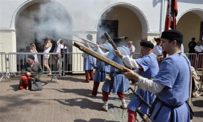 Rekonstrukcja Historyczna 2016. Pierwsza bitwa ze szwedami za nami. fot. Leszek Spigarski