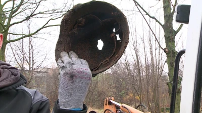 Wojenne pociski przy podstawówce we Władysławowie