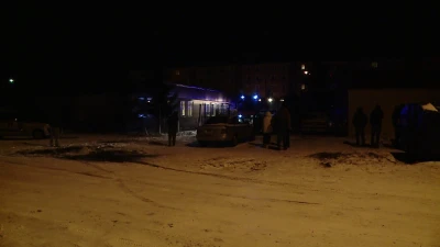 Palił się budynek socjalny w Wejherowie