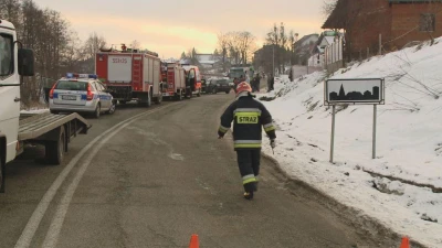 Wypadek w Gowinie - kierowca VW próbował uciec