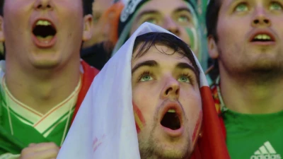 Wspólne kibicowanie Irlandczyków i Hiszpanów