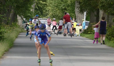 Puchar Kaszub w rolkarstwie szybkim - Kłanino 2017 (fot. Leszek Spigarski)