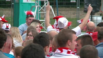 Strefa kibica w Luzinie. Mecz Polska-Czechy