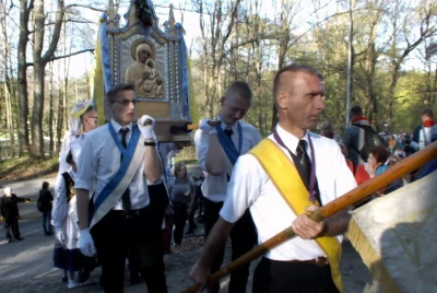 Pielgrzymi z Kościerzyny, Przodkowa, Żukowa i Grzybna dotarli do Wejherowa fot. Leszek Spigarski