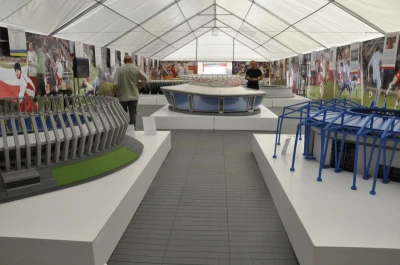 Stadiony na Euro w wersji mini