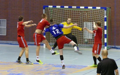 KS Tytani Wejherowo - Sambor Tczew  25 : 28, 7.10.2017, fot. Leszek Spigarski