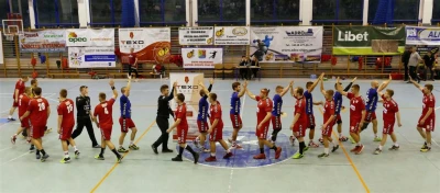 KS Tytani Wejherowo - Sambor Tczew  25 : 28, 7.10.2017, fot. Leszek Spigarski