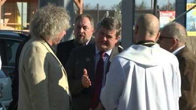 Otwarcie centrum sprzedaży ryb w Szkunerze