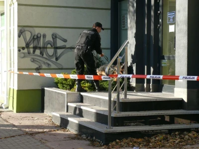 Gdynia - Napad na kantor - policyjne ćwiczenia