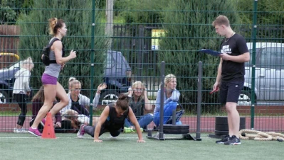 Wejher Cross Games 2017, półfinał – sanie i kamizelka, fot. Leszek Spigarski