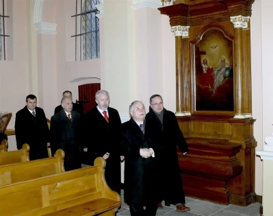 Prezydent Lech Kaczyński w Wejherowie - 2009 rok