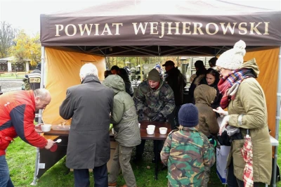 Finał Parady Niepodległości 2017 w Wejherowie - fot. Leszek Spigarski