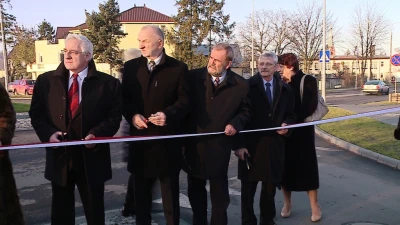 Uroczyste otwarcie trasy Leśna - Cegielniana