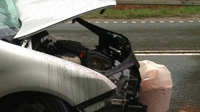 Wjechał wprost pod koła TIR-a