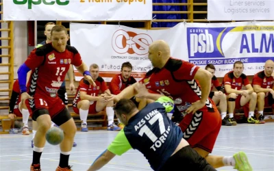 Tytani vs AZS UMK Toruń 29:24, 4.11.2017, fot. Leszek Spigarski