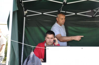 Ekipa TTM podczas realizacji meczu Gryf - Korona