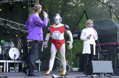 Kabaret Dno i zespół Mitra na Letnim Festynie w Wejherowie
