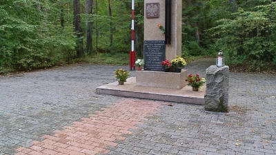 Wizyta rodzin biorących udział w Marszu Śmierci