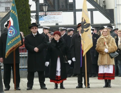 Prezydent Lech Kaczyński w Wejherowie - 2009 rok