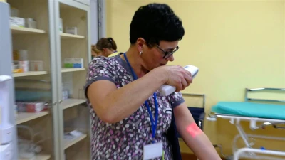 Oddział pediatrii wejherowskiego szpitala po remoncie - fot. Leszek Spigarski