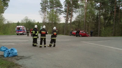 Wypadek na skrzyżowaniu - Wielka Piaśnica
