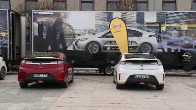 Elektryczny Opel przyjechał do Gdyni