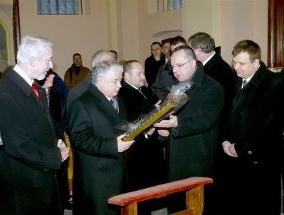 Prezydent Lech Kaczyński w Wejherowie - 2009 rok