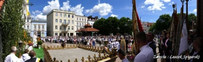 Boże Ciało 2017. Uroczystośc w parafii pw. Trójcy Świętej w Wejherowie. Fot. Leszek Spigarski