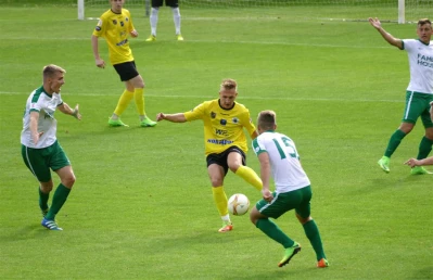 Gryf Wejherowo - Warta Poznań  0 : 1 na Wzgórzu Wolności. Fot. Leszek Spigarski.