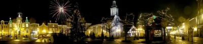 Świąteczne iluminacje Wejherowa rok 2004 i 2005 fot. Leszek Spigarski