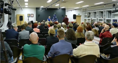 Dyrektor biblioteki w Bolszewie przechodzi na emeryturę (fot. Leszek Spigarski)