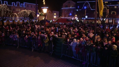 Mikołajki na rynku w Wejherowie