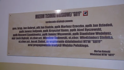 Otwarcie schronu w Muzeum Techniki Wojskowej 'Gryf' w Dąbrówce