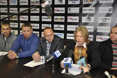 Konferencja klubu Gryf Orlex Wejherowo