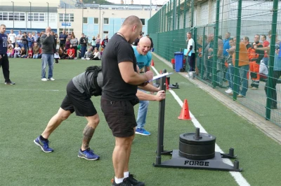 Wejher Cross Games 2017, półfinał – sanie i kamizelka, fot. Leszek Spigarski