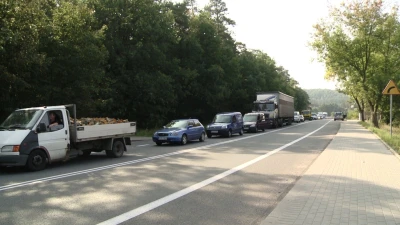 Protest rybaków na krajowej szóstce