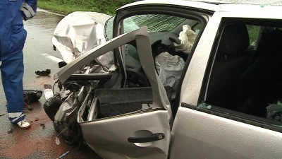 Wjechał wprost pod koła TIR-a