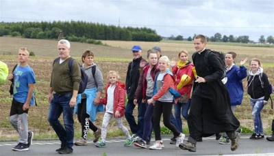 Pielgrzymka wejherowskich parafii do Swarzewa, fot. Leszek Spigarski